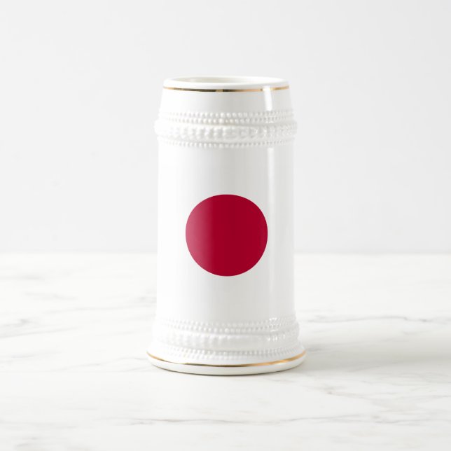 Chope À Bière Drapeau du Japon (Centre)