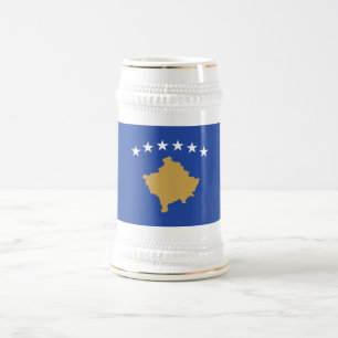 Chope À Bière Drapeau du Kosovo