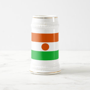 Chope À Bière Drapeau du Niger