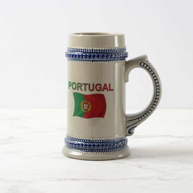 Chope À Bière Drapeau du Portugal (Droite)