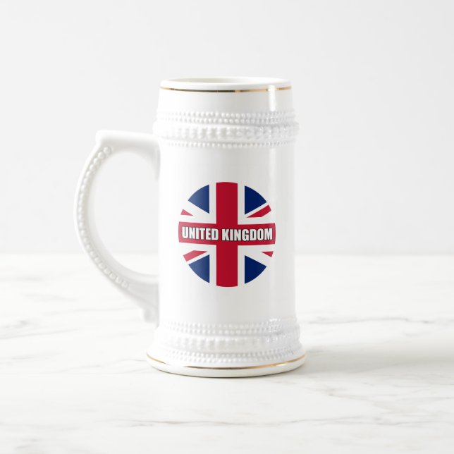 Chope À Bière Drapeau du Royaume-Uni (Gauche)