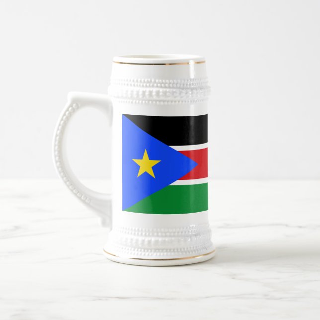 Chope À Bière Drapeau du Soudan du Sud (Gauche)