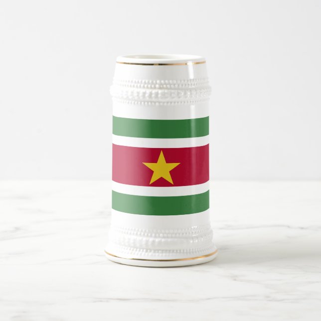 Chope À Bière Drapeau du Suriname (Centre)