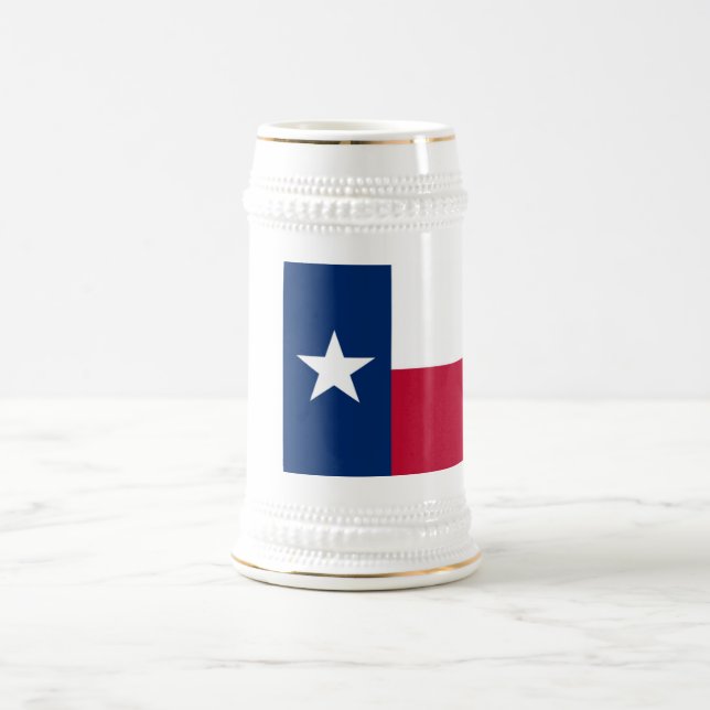 Chope À Bière Drapeau du Texas (Centre)