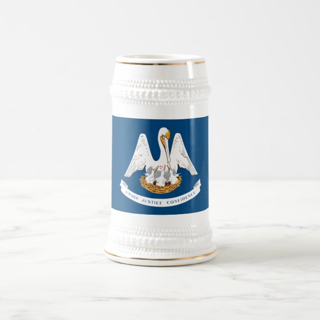 CHOPE À BIÈRE DRAPEAU LOUISIANA (Centre)
