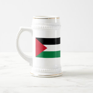 Chope À Bière Drapeau palestinien