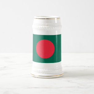 Chope À Bière Drapeau patriotique bangladais