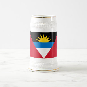 Chope À Bière Drapeau patriotique d'Antigua-et-Barbuda