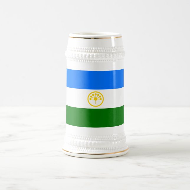 Chope À Bière Drapeau patriotique de Bachkortostan (Centre)