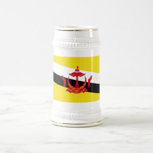 Chope À Bière Drapeau patriotique de Brunei