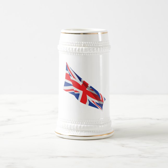 Chope À Bière Drapeau Union Jack UK (Centre)
