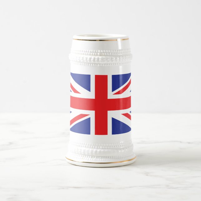 Chope À Bière Drapeau Union Jack UK (Centre)