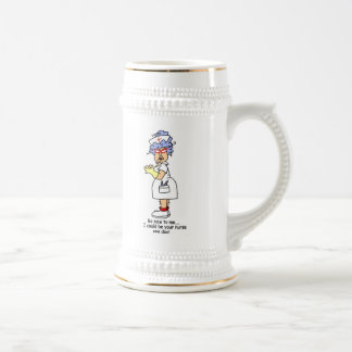 Chope À Bière Drôle Nurse Be Nice to Me T-shirts et cadeaux