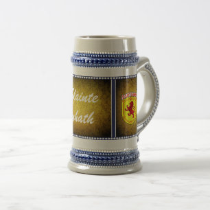 Chope À Bière Ecosse, Lion Rampant, drapeau, Slainte Mhath