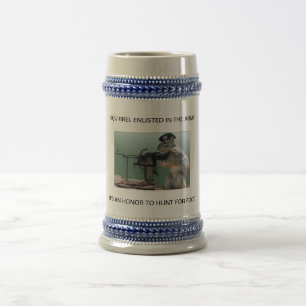 Chope À Bière Écureuil sur des Steins