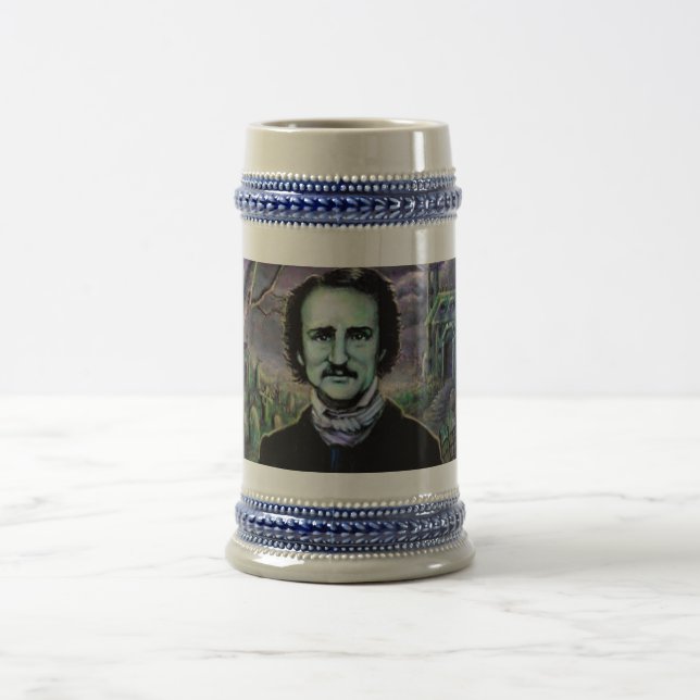 Chope À Bière Edgar Allan Poe gothique (Centre)
