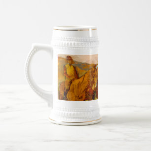 Chope À Bière Edgar Degas avant la course