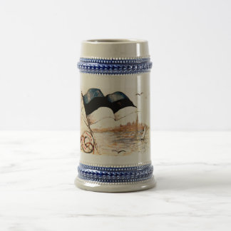 Chope À Bière Eesti Lipp/bière estonienne Stein de drapeau