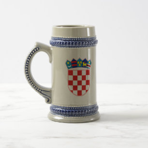 Chope À Bière emblème de la Croatie