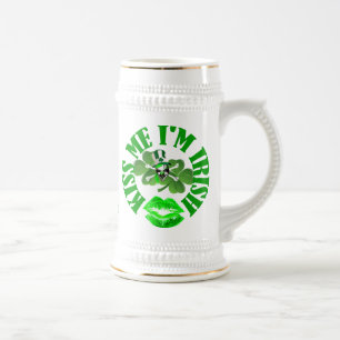 Chope À Bière embrassez-moi que je suis irlandais