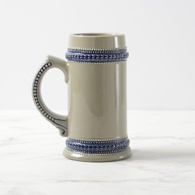 chope à bière en céramique traditionnelle (Gauche)
