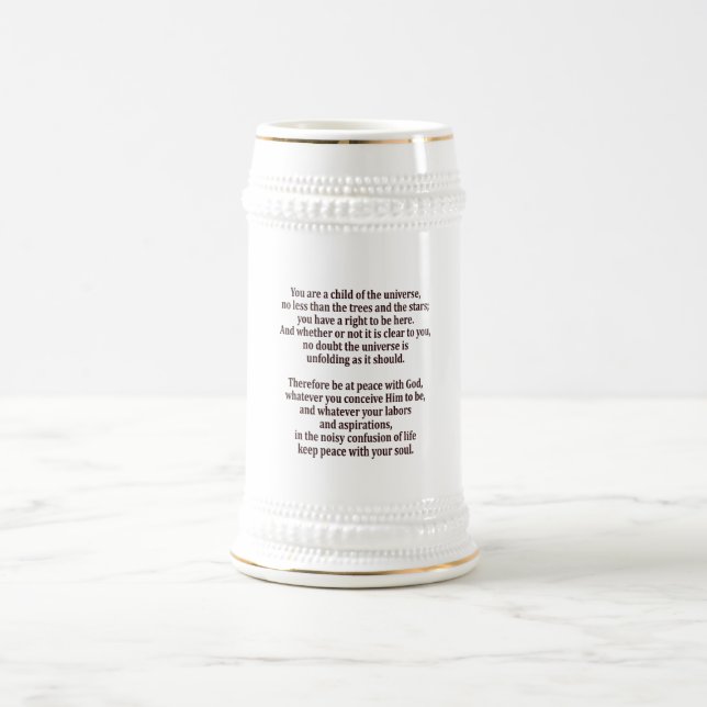 Chope À Bière Enfant de l'univers (Centre)
