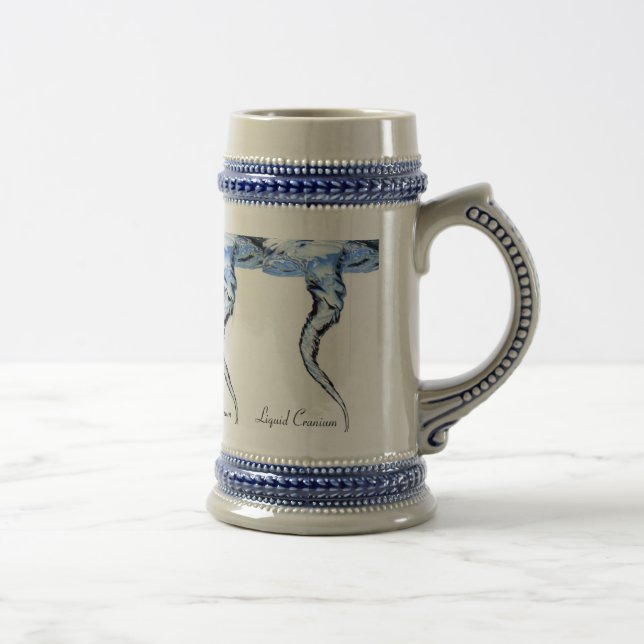 Chope À Bière Entonnoir liquide Stein de crâne (Droite)