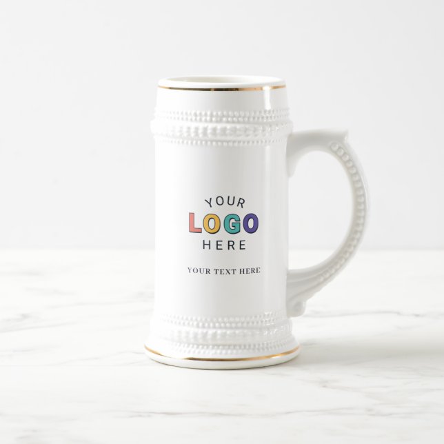 Chope À Bière Entreprise de logo personnalisé (Droite)
