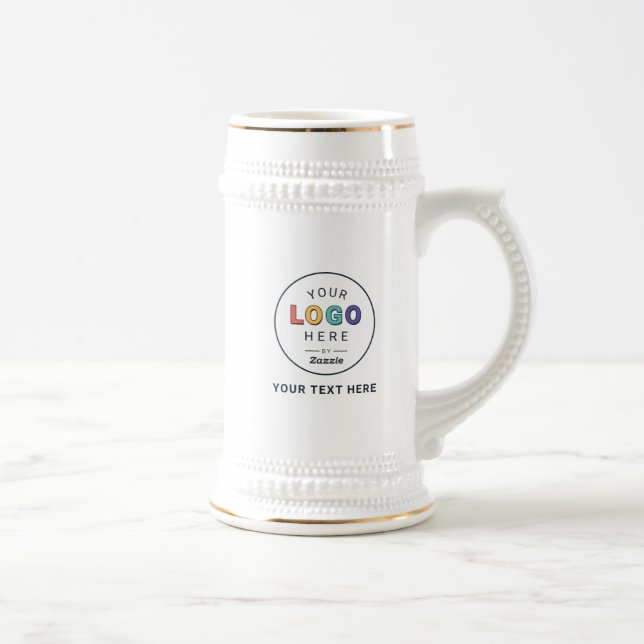 Chope À Bière Entreprise de logo personnalisé (Droite)