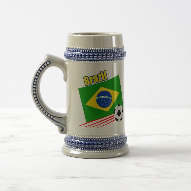 Chope À Bière Équipe de football brésilienne (Gauche)