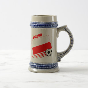 Chope À Bière Équipe de football polonaise