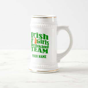 Chope À Bière Equipe irlandaise de boisson St Patrick's day