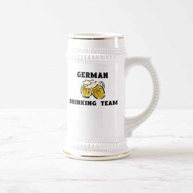 Chope À Bière Équipe potable allemande Stein (Droite)