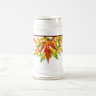 Chope À Bière Érable d'argent sur une Stein