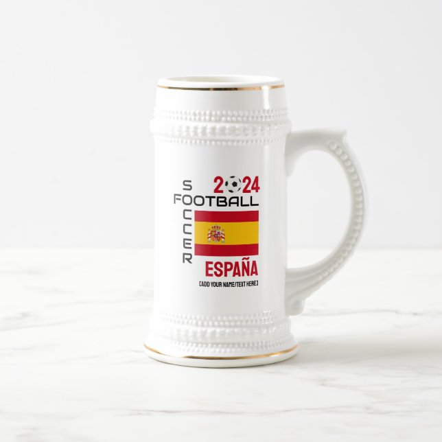 Chope À Bière ESPAGNE ESPAÑA Football Coutume 2024 TOUTE ANNÉE (Droite)