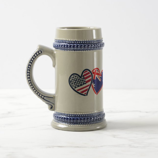 Chope À Bière États-Unis Australie Amour (Gauche)