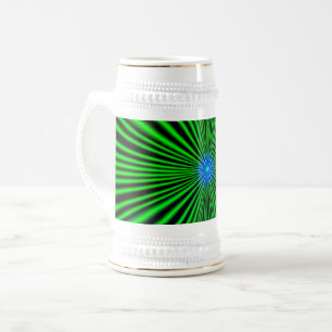 Chope À Bière Étoile bleue sur feu vert