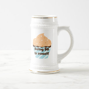 Chope À Bière Etre 90 est Sweet Birthday T-shirts et cadeaux