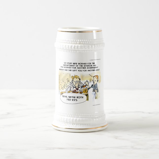 Chope À Bière Ex-conjoint fédéral drôle (Centre)