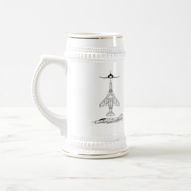 Chope À Bière F-4 fantôme Stein (Gauche)