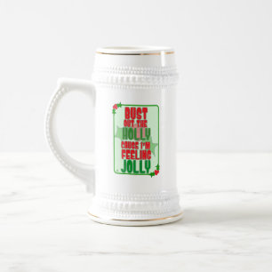 Chope À Bière Faire Éclater la Joyeuse Fête de Noël Conception d
