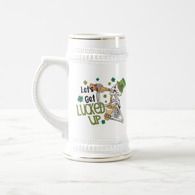 Chope À Bière Faisons la fête de la Saint-Patrick (Gauche)