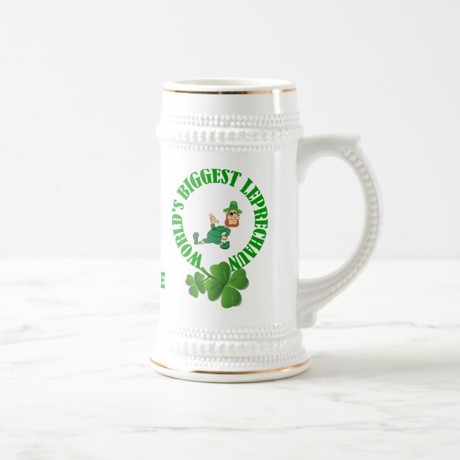 Chope À Bière Fantaisie leprechaun St Patrick's day (Droite)