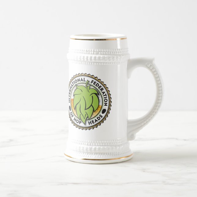 Chope À Bière Fédération internationale des têtes d'houblon (Droite)