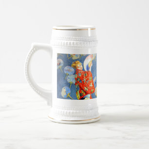 Chope À Bière Femme Monet en costume japonais