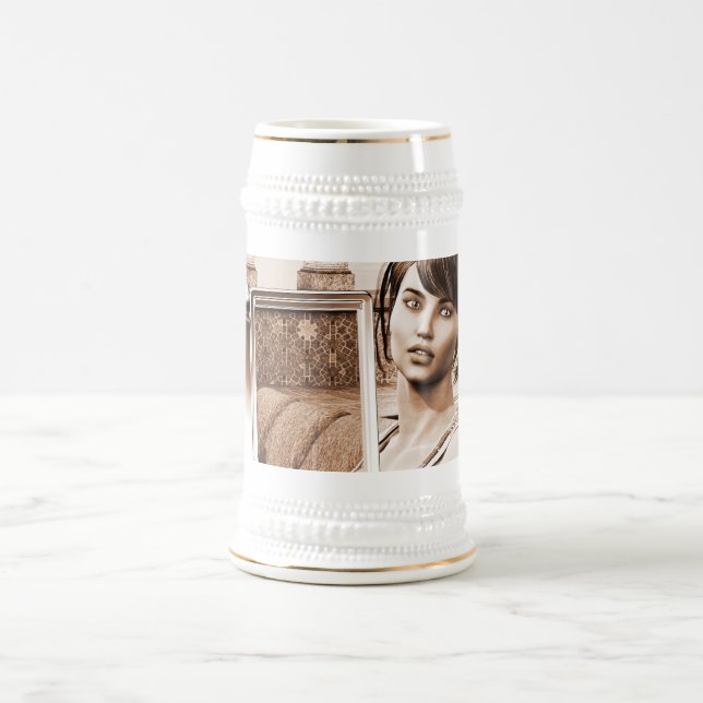 Chope À Bière Femme Vintage (Centre)