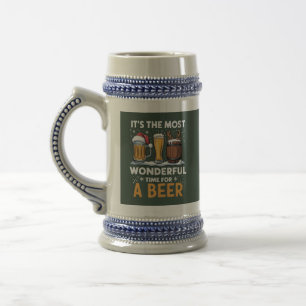 Chope À Bière Fête de Noël de la bière du Père Noël Boissons Fam