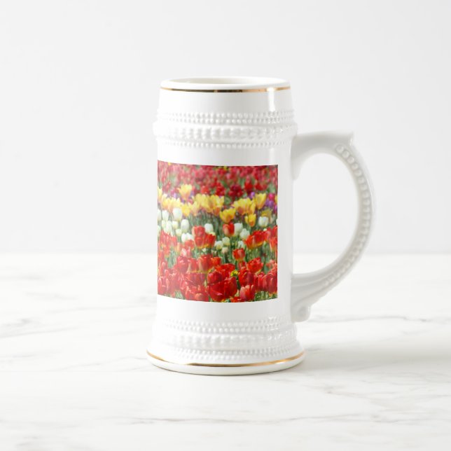 Chope À Bière Fête des tulipes de Stein Fleurs Champ Stein (Droite)