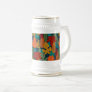 Chope À Bière Feuilles d'automne