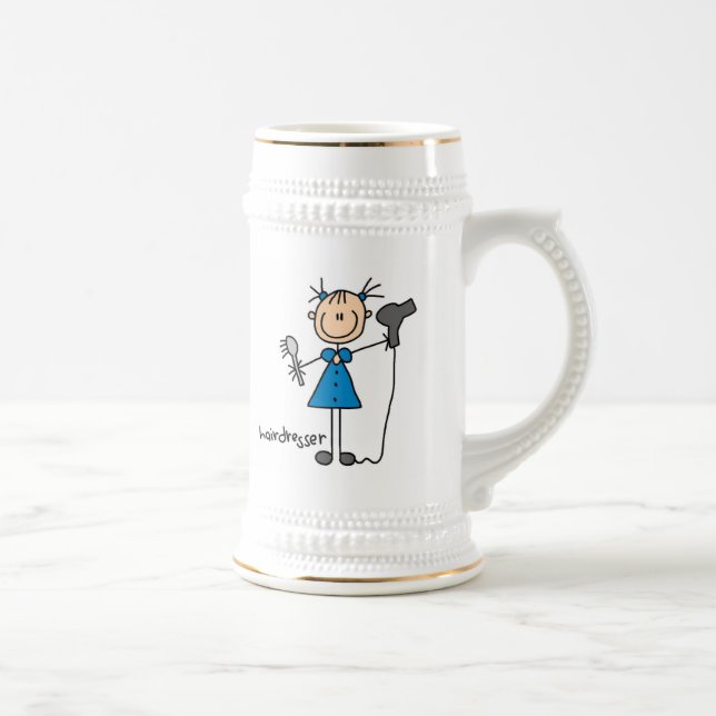 Chope À Bière Figurine de coiffeur bâtonnet (Droite)